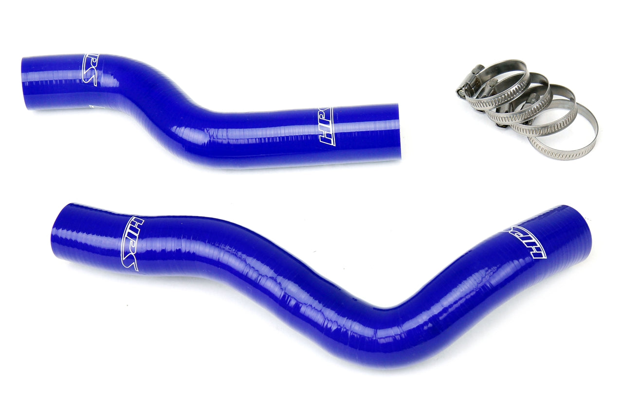 HPS Performance High Temp Reinforced Silicone Radiator Coolant Hose Kit Blue 57-1229-BLUE