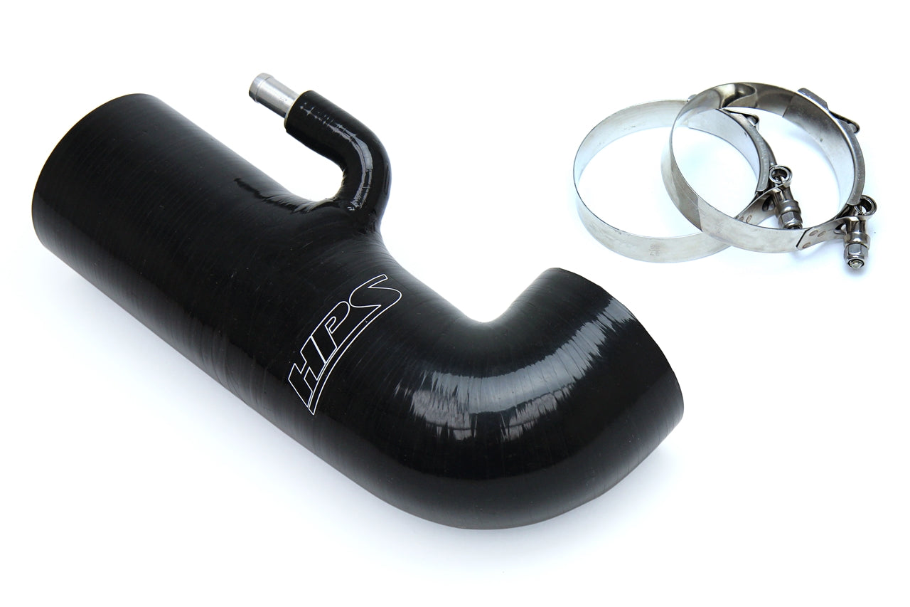 HPS Performance High Temp Reinforced Silicone Air Intake Hose Kit Black 57-1231-BLK