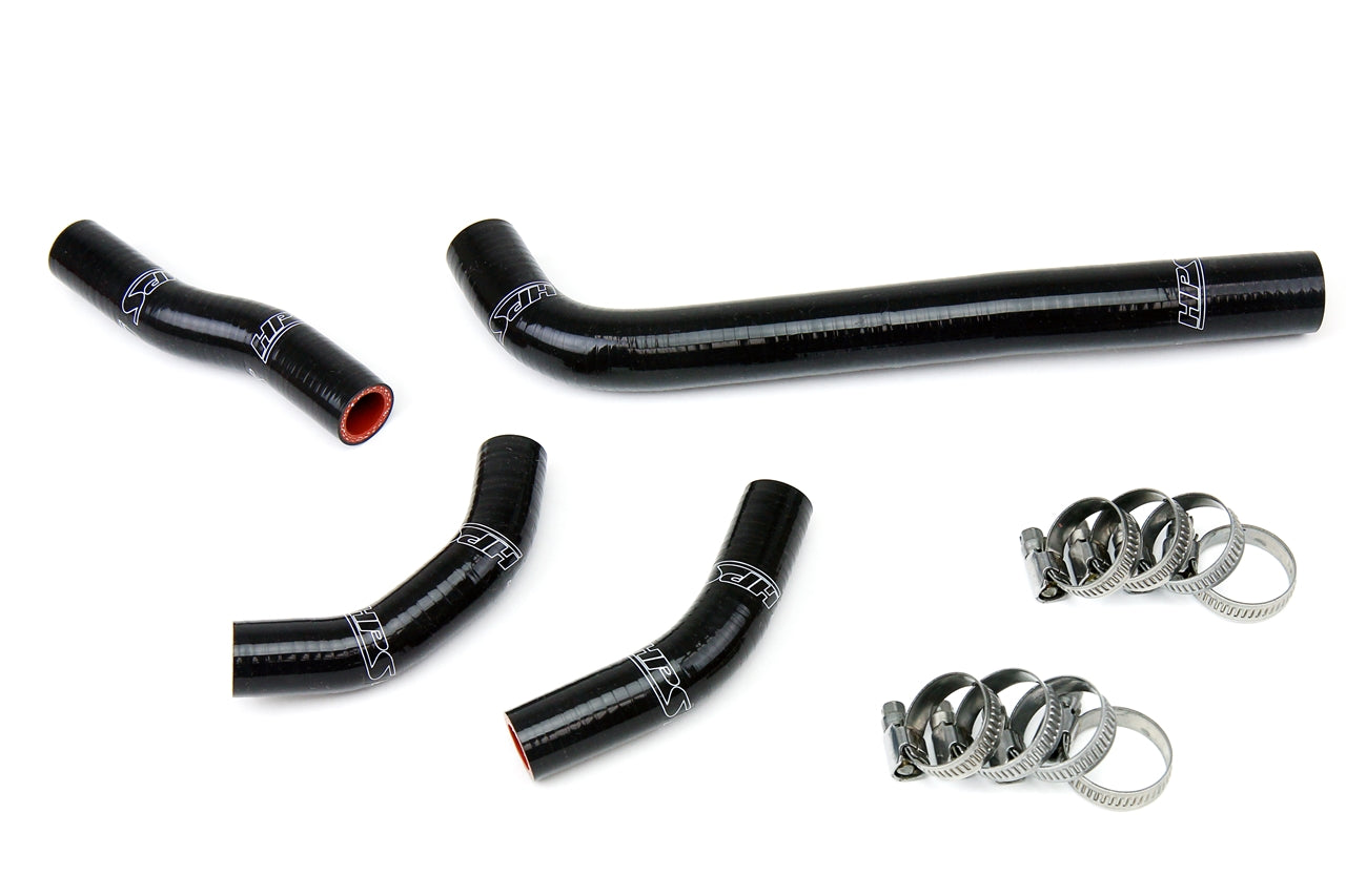 HPS Performance High Temp Reinforced Silicone Radiator Coolant Hose Kit Black 57-1235-BLK