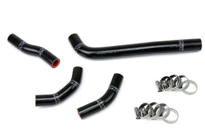 HPS Performance High Temp Reinforced Silicone Radiator Coolant Hose Kit Black 57-1235-BLK