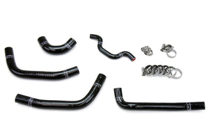 HPS Performance High Temp Reinforced Silicone Radiator Coolant Hose Kit Black 57-1240-BLK