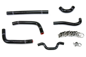 HPS Performance High Temp Reinforced Silicone Radiator Coolant Hose Kit Black 57-1241-BLK