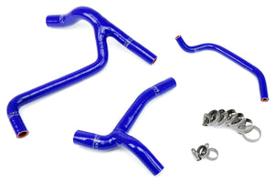 HPS Performance High Temp Reinforced Silicone Radiator Coolant Hose Kit Blue 57-1243-BLUE