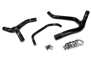 HPS Performance High Temp Reinforced Silicone Radiator Coolant Hose Kit Black 57-1244-BLK