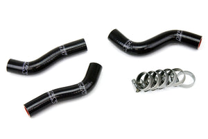 HPS Performance High Temp Reinforced Silicone Radiator Coolant Hose Kit Black 57-1248-BLK