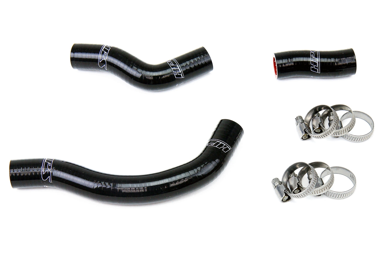 HPS Performance High Temp Reinforced Silicone Radiator Coolant Hose Kit Black 57-1250-BLK