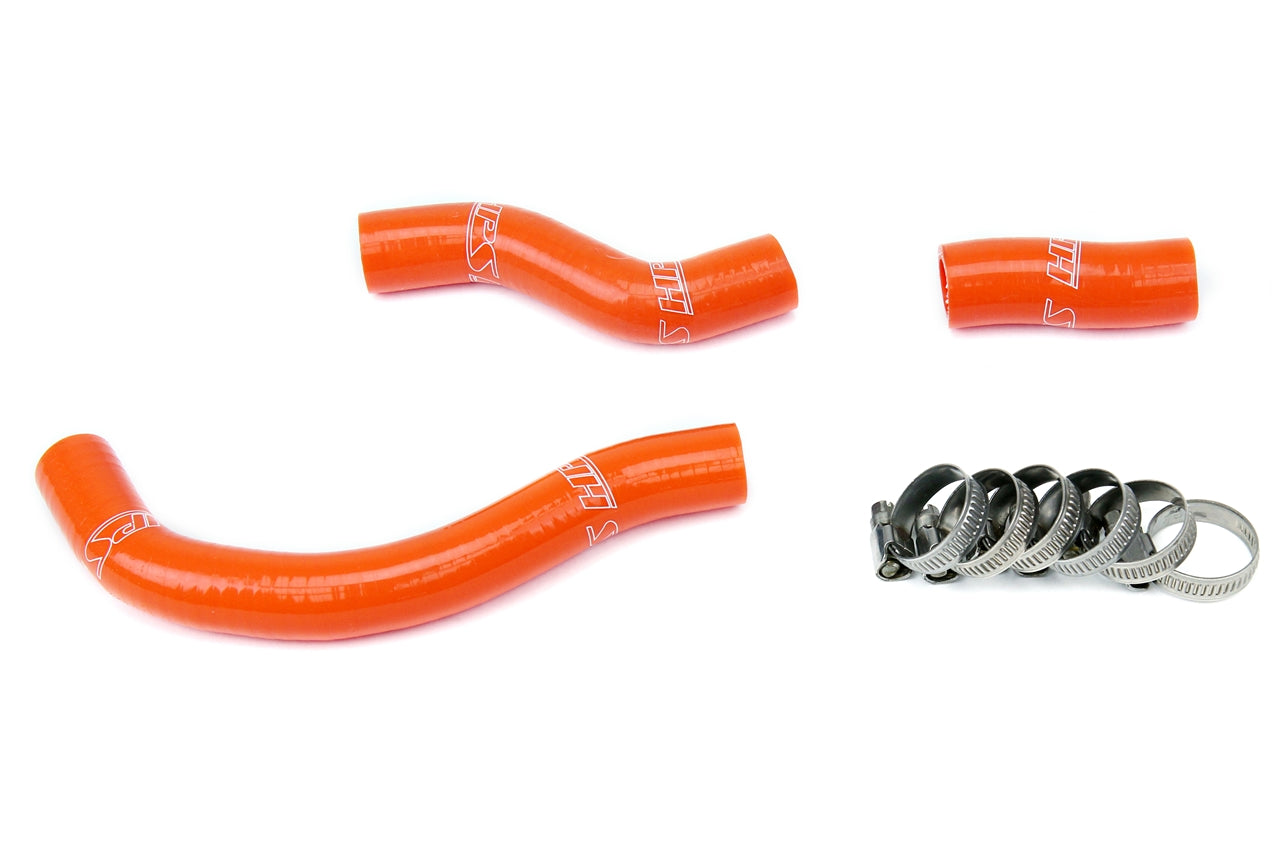 HPS Performance High Temp Reinforced Silicone Radiator Coolant Hose Kit Orange 57-1251-ORG