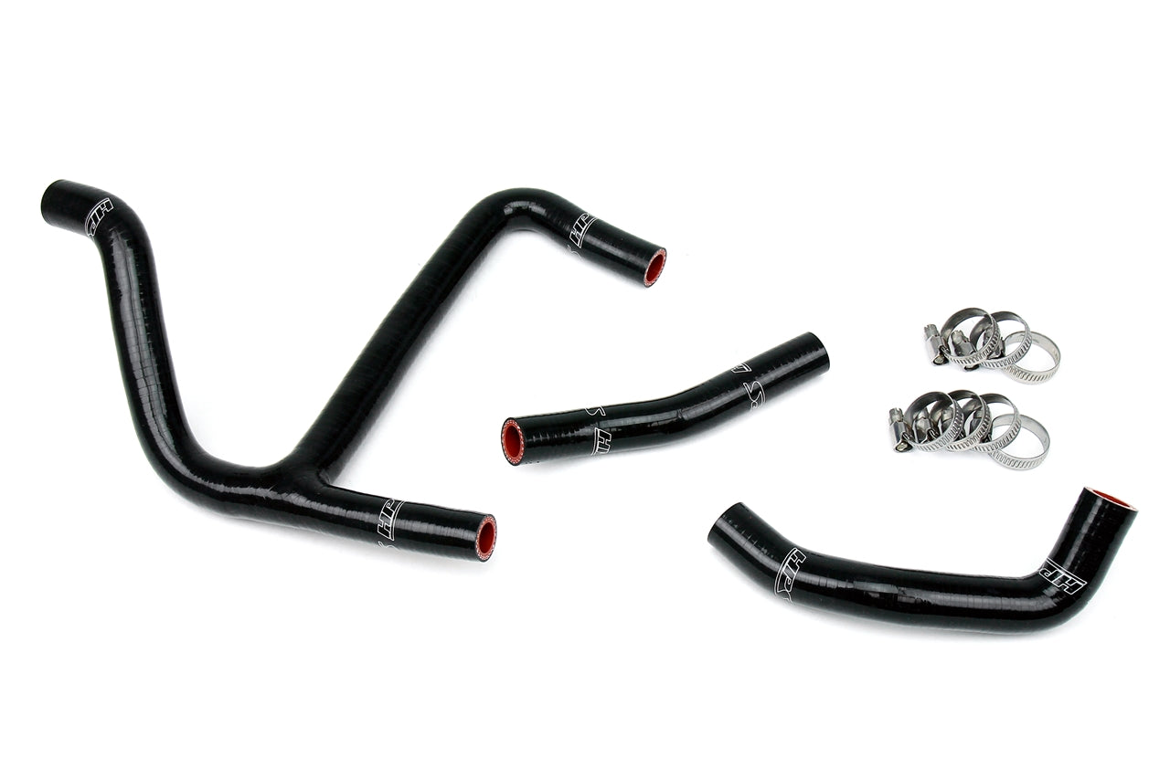 HPS Performance High Temp Reinforced Silicone Radiator Coolant Hose Kit Black 57-1256-BLK
