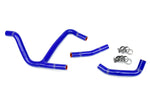HPS Performance High Temp Reinforced Silicone Radiator Coolant Hose Kit Blue 57-1256-BLUE
