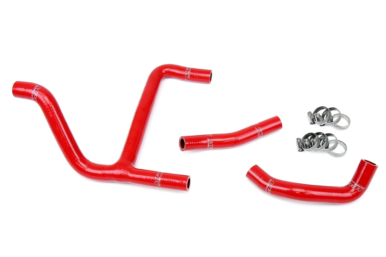 HPS Performance High Temp Reinforced Silicone Radiator Coolant Hose Kit Red 57-1256-RED