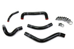 HPS Performance High Temp Reinforced Silicone Radiator Coolant Hose Kit Black 57-1258-BLK
