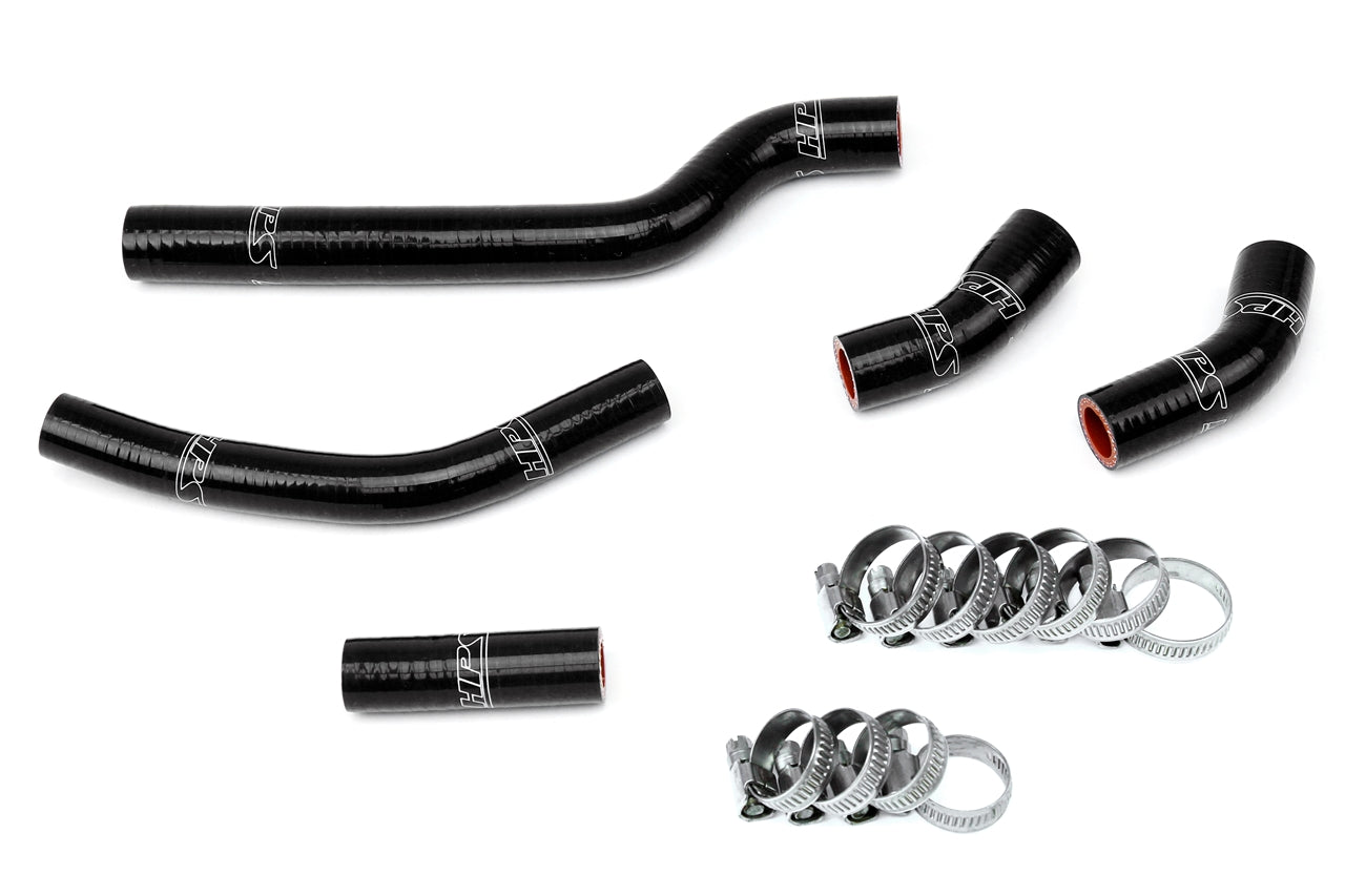 HPS Performance High Temp Reinforced Silicone Radiator Coolant Hose Kit Black 57-1260-BLK