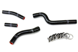 HPS Performance High Temp Reinforced Silicone Radiator Coolant Hose Kit Black 57-1261-BLK