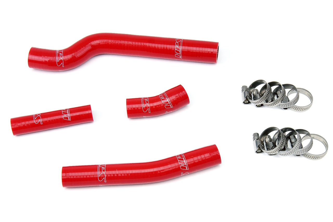 HPS Performance High Temp Reinforced Silicone Radiator Coolant Hose Kit Red 57-1262-RED