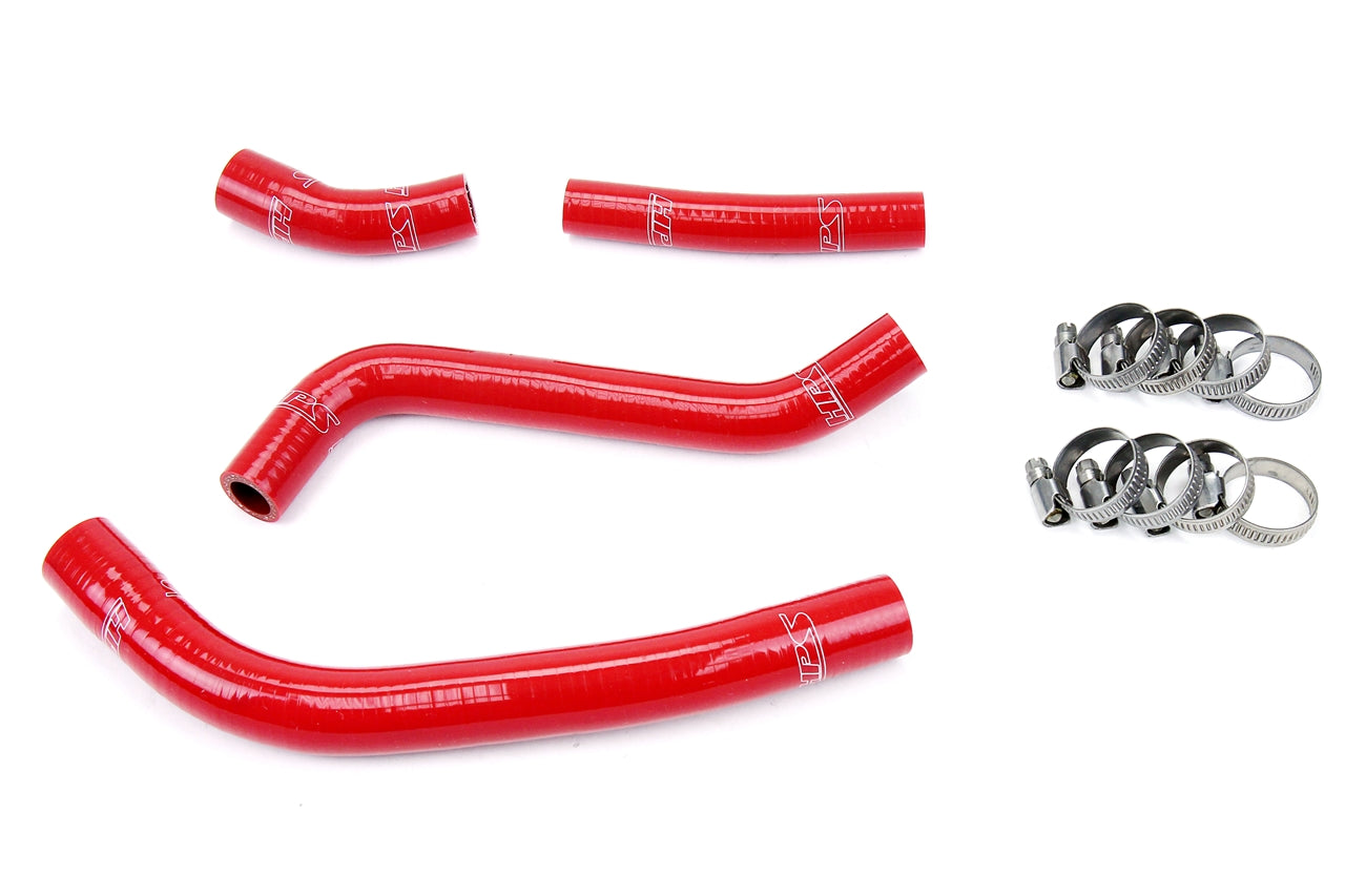 HPS Performance High Temp Reinforced Silicone Radiator Coolant Hose Kit Red 57-1263-RED