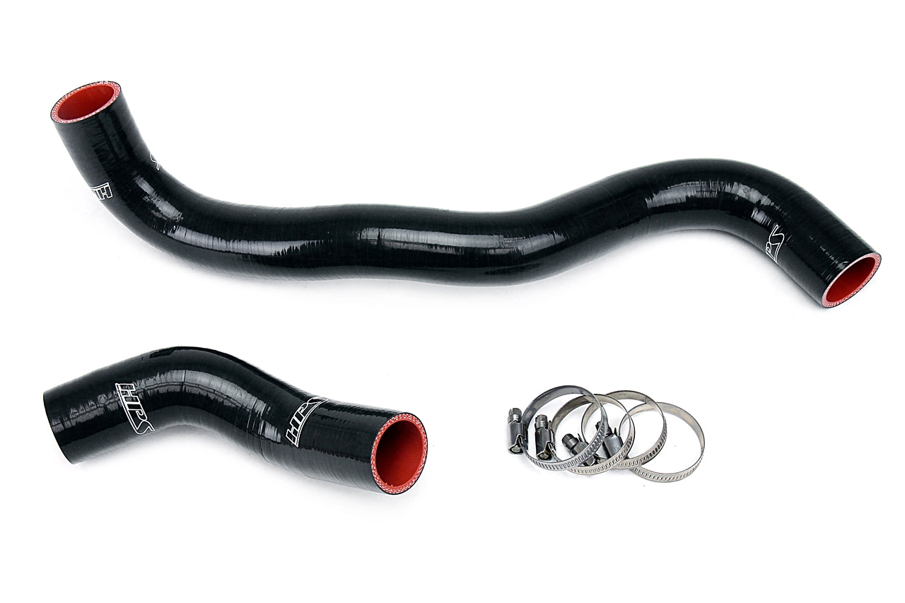 HPS Performance High Temp Reinforced Silicone Radiator Coolant Hose Kit Black 57-1267-BLK