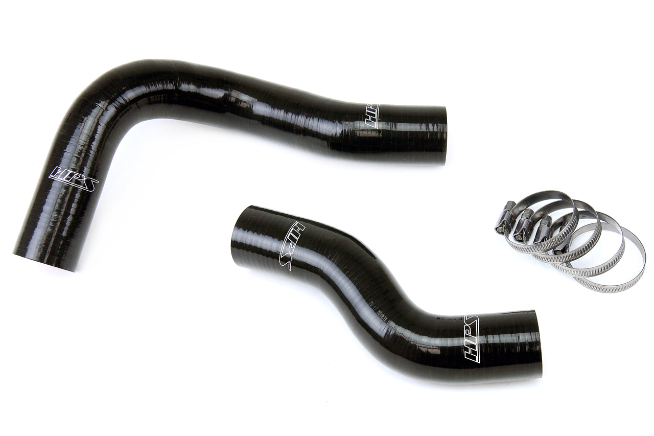 HPS Performance High Temp Reinforced Silicone Radiator Coolant Hose Kit Black 57-1270-BLK