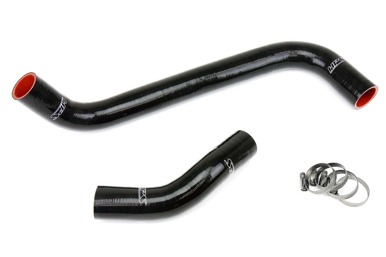 HPS Performance High Temp Reinforced Silicone Radiator Coolant Hose Kit Black 57-1272-BLK