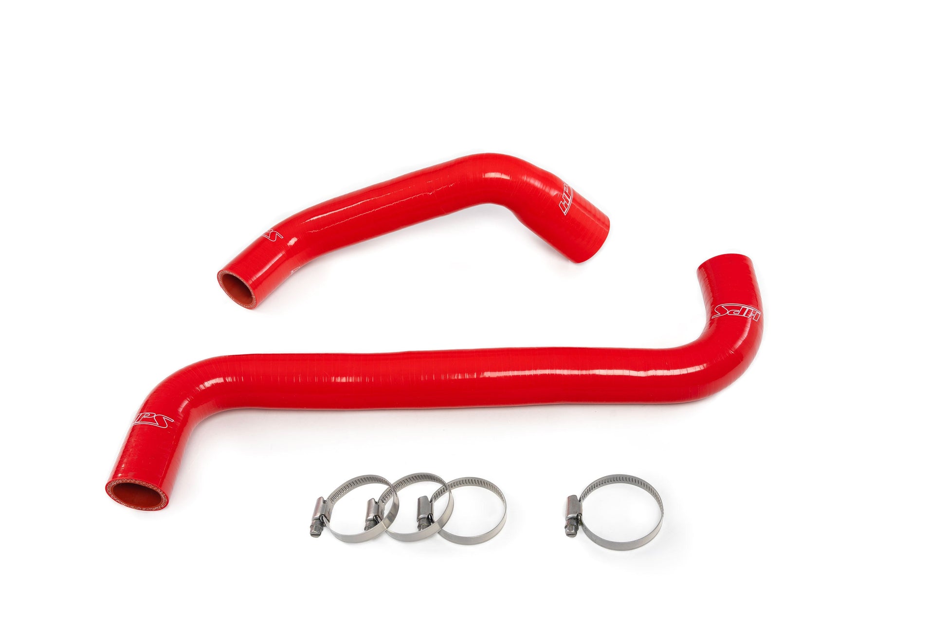 HPS Performance High Temp Reinforced Silicone Radiator Coolant Hose Kit Red 57-1277R-RED