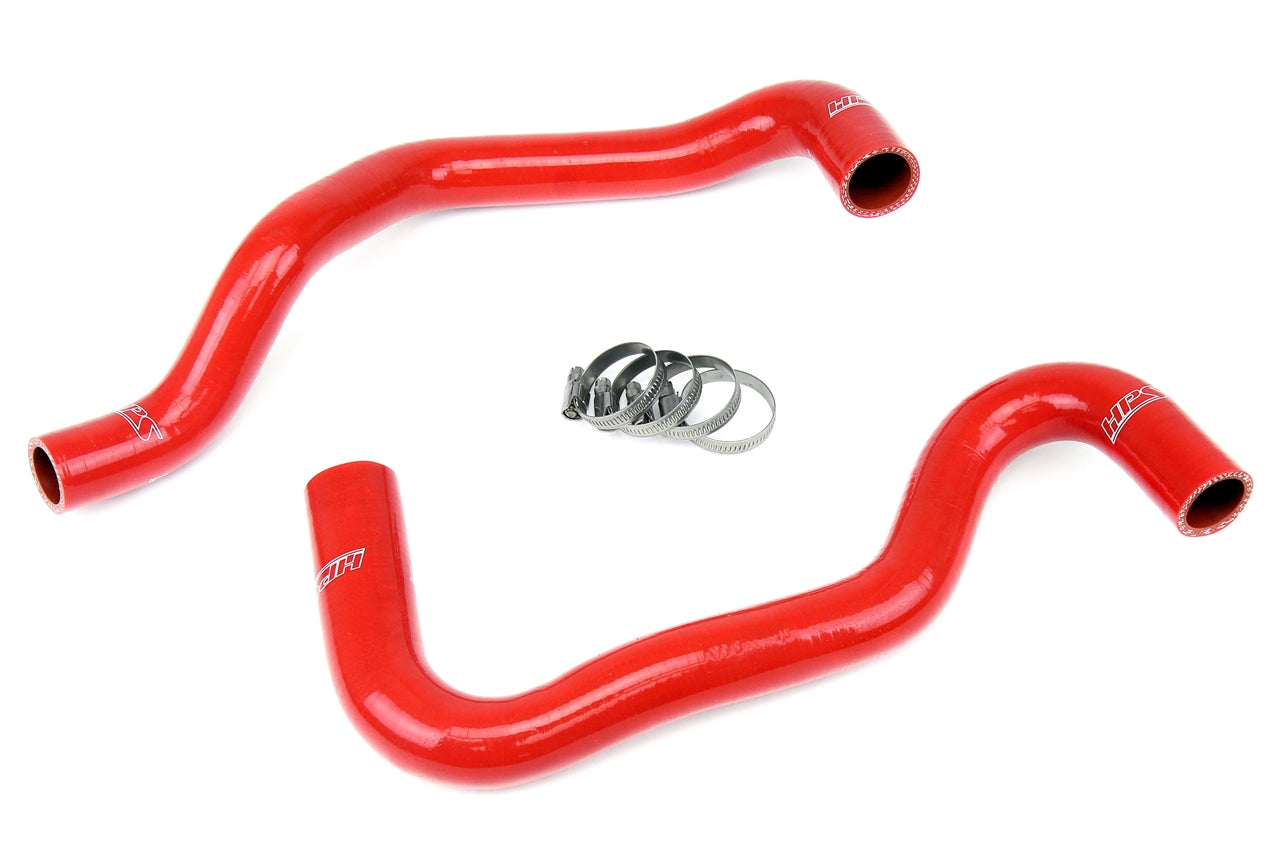 HPS Performance High Temp Reinforced Silicone Radiator Coolant Hose Kit Red 57-1281-RED