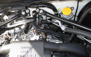 HPS Performance High Temp Reinforced Silicone Heater Coolant Hose Kit, Black, 57-1282-BLK