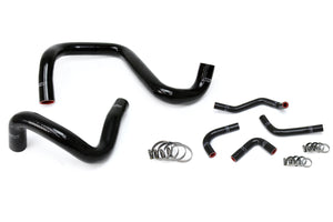 HPS Performance High Temp Reinforced Silicone Radiator and Heater Coolant Hose Kit Black 57-1285-BLK