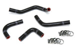 HPS Performance High Temp Reinforced Silicone Heater Coolant Hose Kit Black 57-1285H-BLK