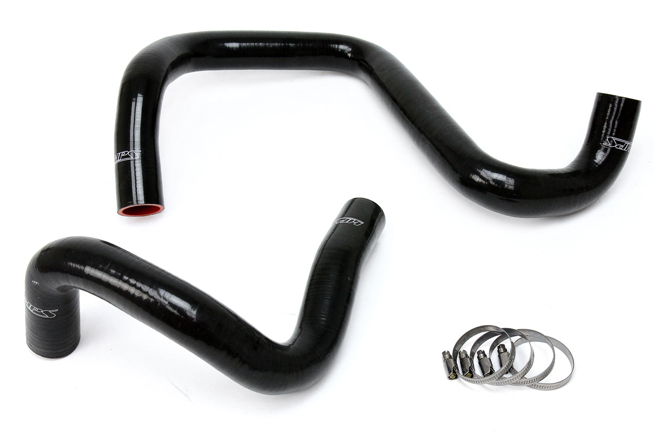 HPS Performance High Temp Reinforced Silicone Radiator Coolant Hose Kit Black 57-1285R-BLK