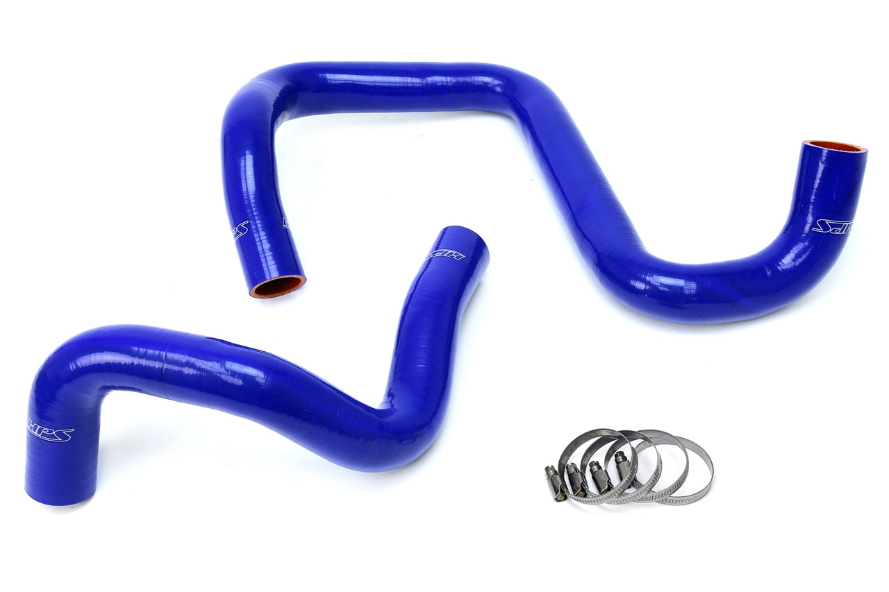 HPS Performance High Temp Reinforced Silicone Radiator Coolant Hose Kit Blue 57-1285R-BLUE