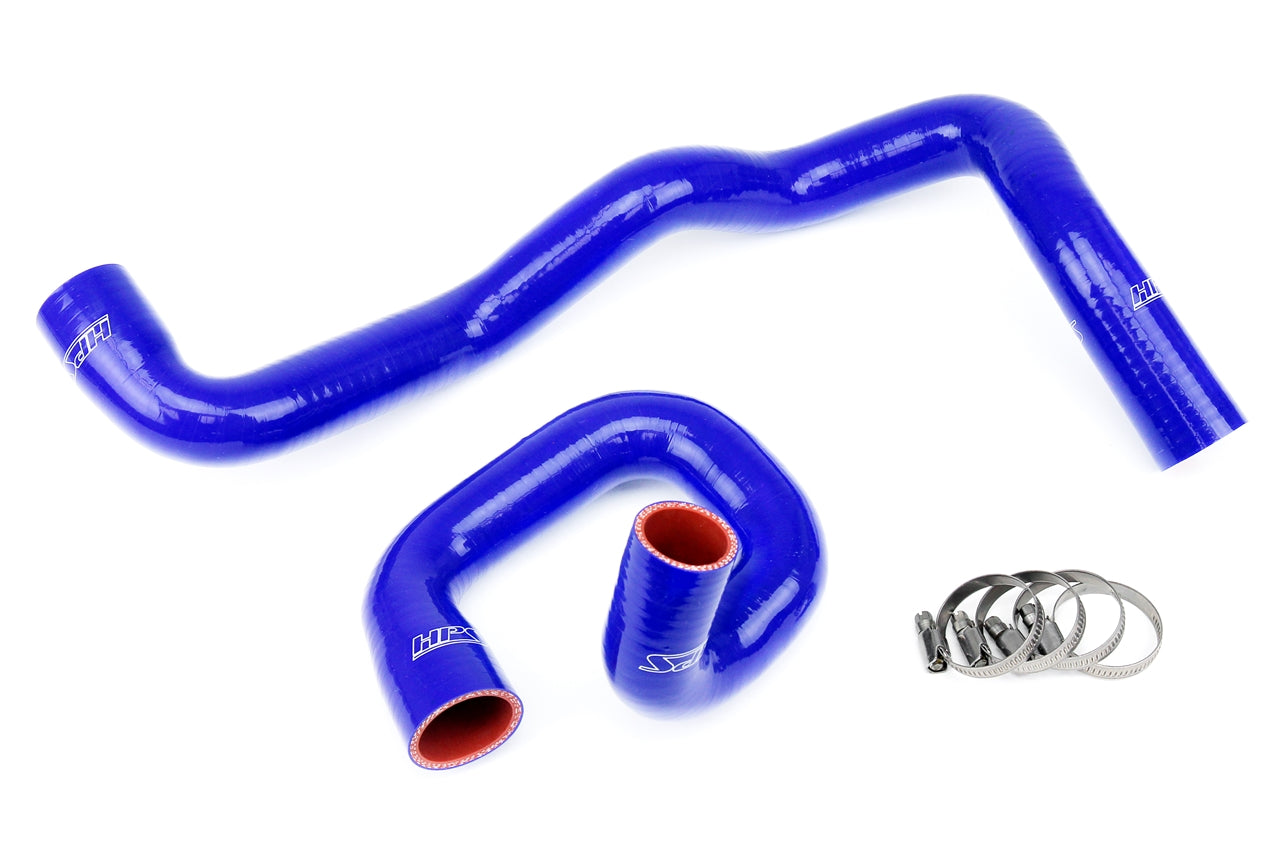 HPS Performance High Temp Reinforced Silicone Radiator Coolant Hose Kit Blue 57-1287-BLUE