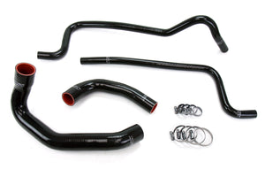 HPS Performance High Temp Reinforced Silicone Radiator and Heater Coolant Hose Kit Black 57-1292-BLK