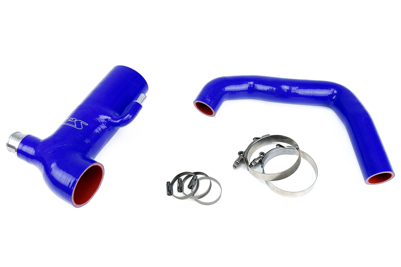 HPS Performance High Temp Reinforced Silicone Air Intake Hose Kit Blue 57-1293-BLUE