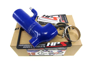 HPS Performance High Temp Reinforced Silicone Air Intake Hose Kit Blue 57-1294-BLUE