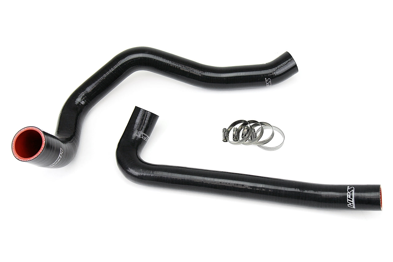 HPS Performance High Temp Reinforced Silicone Radiator Coolant Hose Kit Black 57-1299-BLK