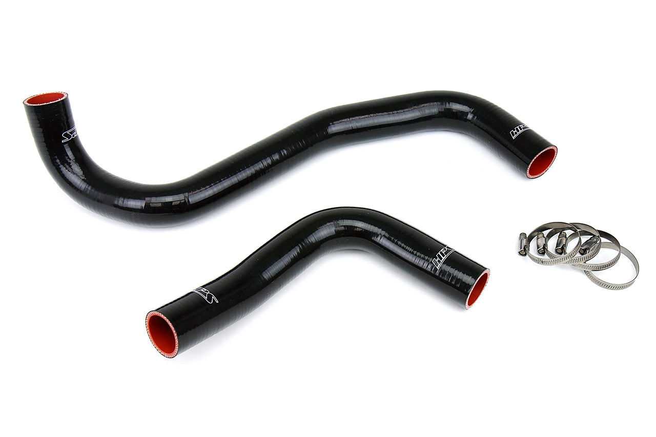 HPS Performance High Temp Reinforced Silicone Radiator Coolant Hose Kit Black 57-1302-BLK