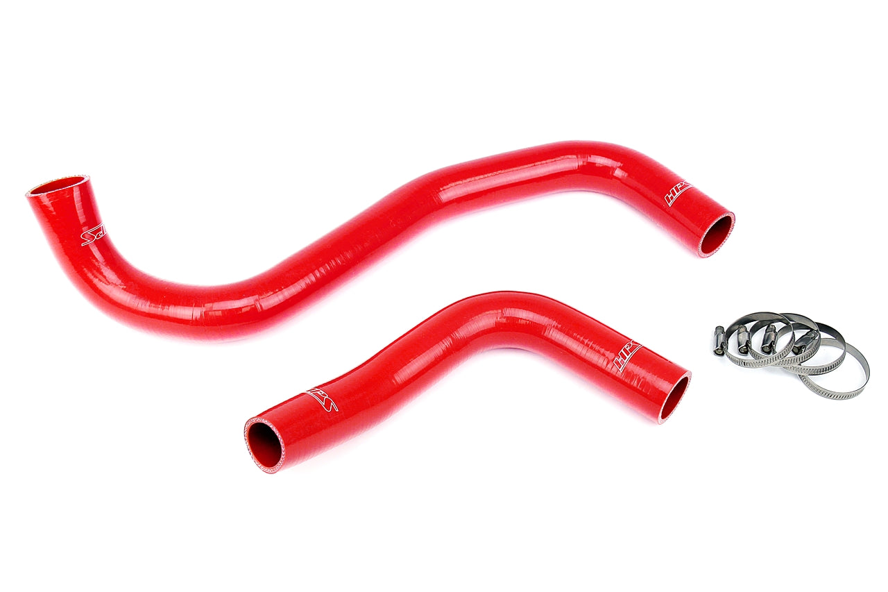 HPS Performance High Temp Reinforced Silicone Radiator Coolant Hose Kit Red 57-1302-RED