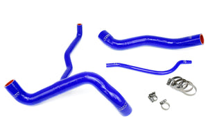 HPS Performance High Temp Reinforced Silicone Radiator Coolant Hose Kit Blue 57-1304-BLUE