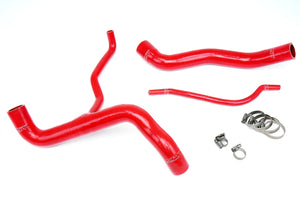 HPS Performance High Temp Reinforced Silicone Radiator Coolant Hose Kit Red 57-1304-RED
