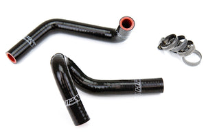 HPS Performance High Temp Reinforced Silicone Heater Coolant Hose Kit Black 57-1310-BLK