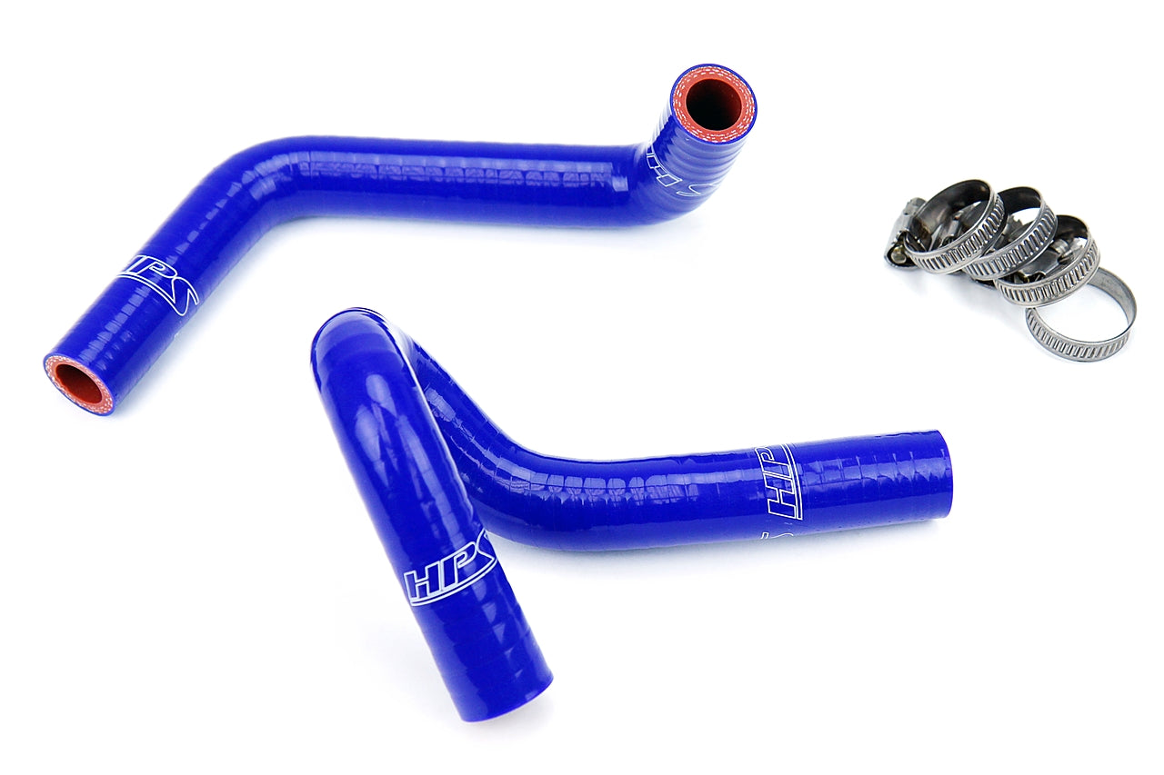 HPS Performance High Temp Reinforced Silicone Heater Coolant Hose Kit Blue 57-1310-BLUE