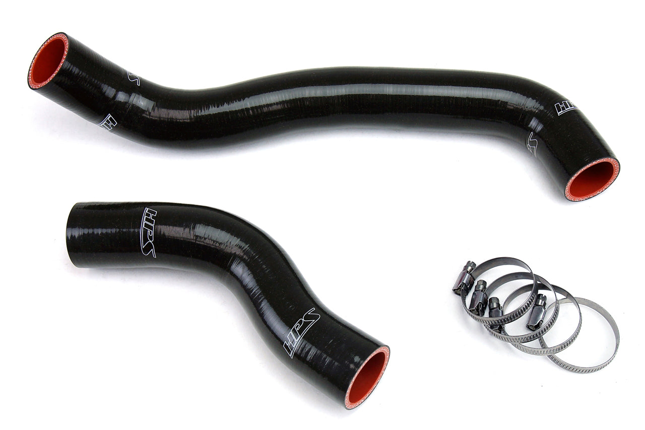 HPS Performance High Temp Reinforced Silicone Radiator Coolant Hose Kit Black 57-1313-BLK