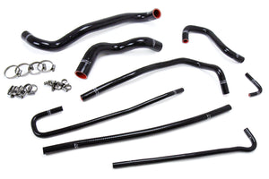 HPS Performance High Temp Reinforced Silicone Radiator and Heater Coolant Hose Kit Black 57-1316-BLK