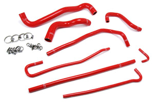 HPS Performance High Temp Reinforced Silicone Radiator and Heater Coolant Hose Kit Red 57-1316-RED