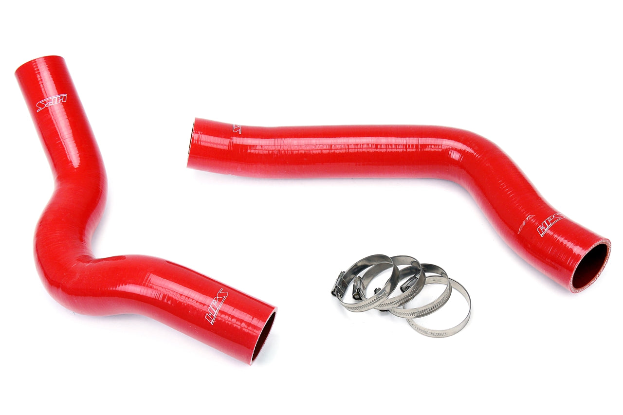 HPS Performance High Temp Reinforced Silicone Radiator Coolant Hose Kit Red 57-1317-RED