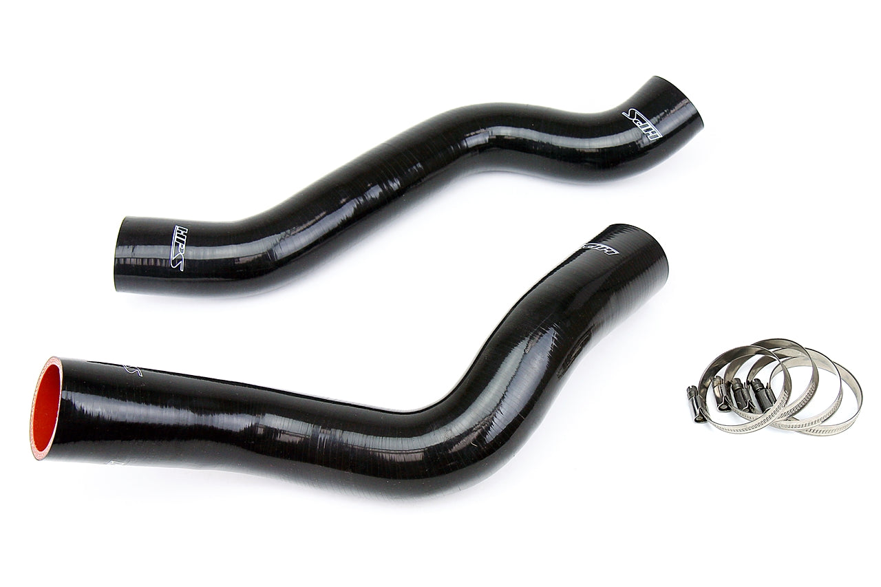 HPS Performance High Temp Reinforced Silicone Radiator Coolant Hose Kit Black 57-1318-BLK