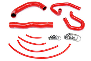 HPS Performance High Temp Reinforced Silicone Radiator and Heater Coolant Hose Kit Red 57-1324-RED