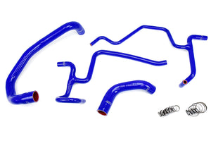 HPS Performance High Temp Reinforced Silicone Radiator and Heater Coolant Hose Kit Blue 57-1326-BLUE