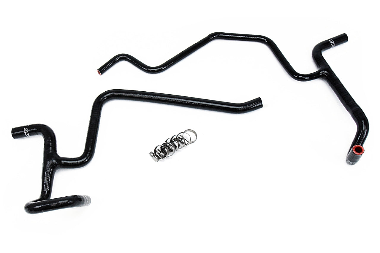 HPS Performance High Temp Reinforced Silicone Heater Coolant Hose Kit Black 57-1326H-BLK