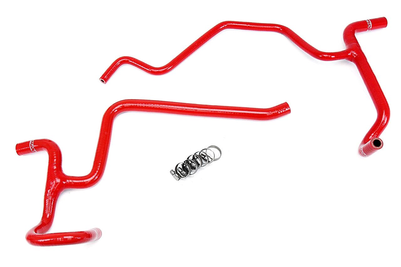 HPS Performance High Temp Reinforced Silicone Heater Coolant Hose Kit Red 57-1326H-RED