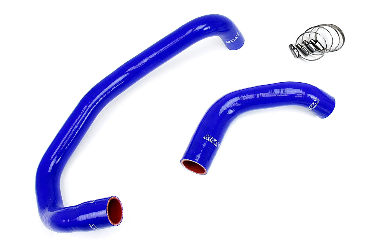 HPS Performance High Temp Reinforced Silicone Radiator Coolant Hose Kit Blue 57-1326R-BLUE